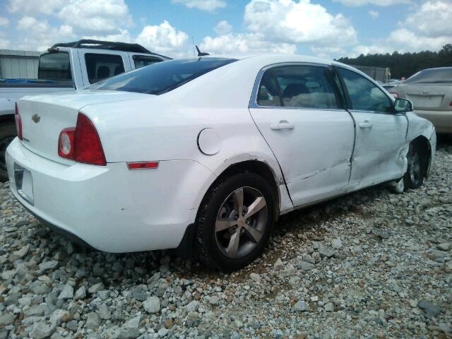 1G1ZC5E1XBF397058 - 2011 CHEVROLET MALIBU 1LT WHITE photo 4