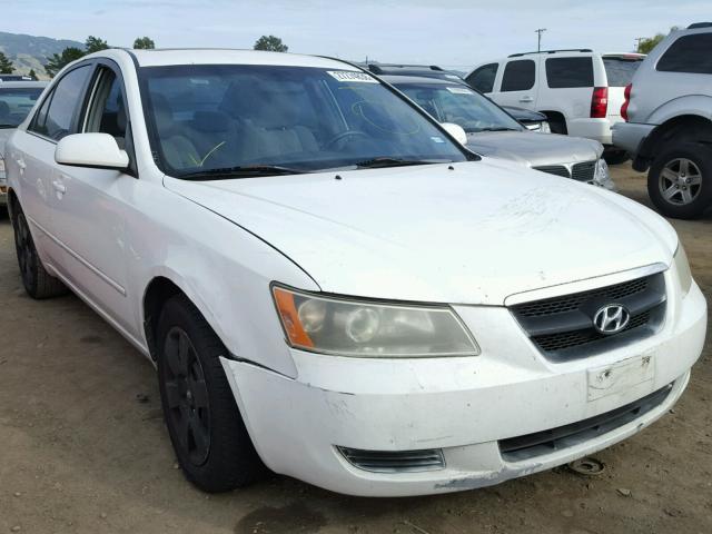 5NPET46CX7H275152 - 2007 HYUNDAI SONATA GLS WHITE photo 1