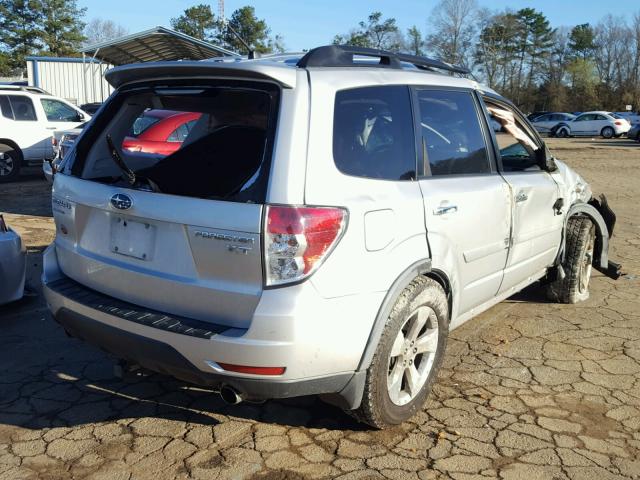 JF2SH6FC6AH758404 - 2010 SUBARU FORESTER 2 SILVER photo 4