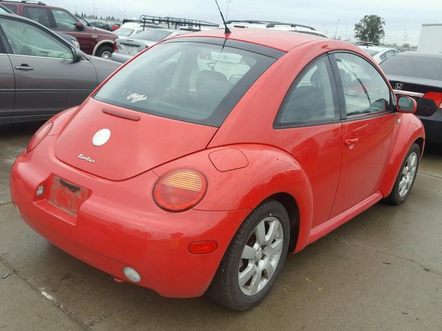 3VWDD21C62M458276 - 2002 VOLKSWAGEN NEW BEETLE RED photo 4