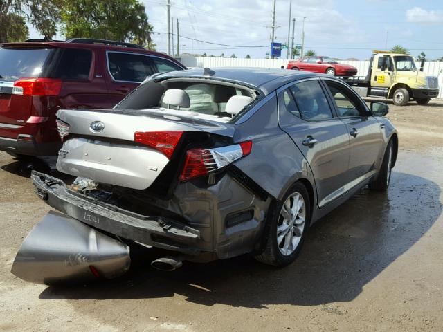 5XXGM4A75CG018874 - 2012 KIA OPTIMA LX SILVER photo 4