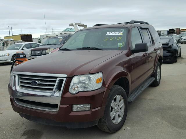 1FMEU63E39UA35377 - 2009 FORD EXPLORER X CREAM photo 2