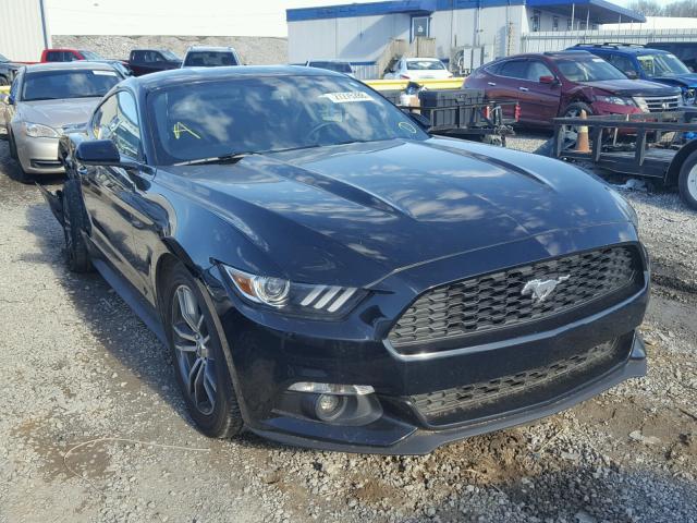 1FA6P8TH5G5294388 - 2016 FORD MUSTANG BLACK photo 1