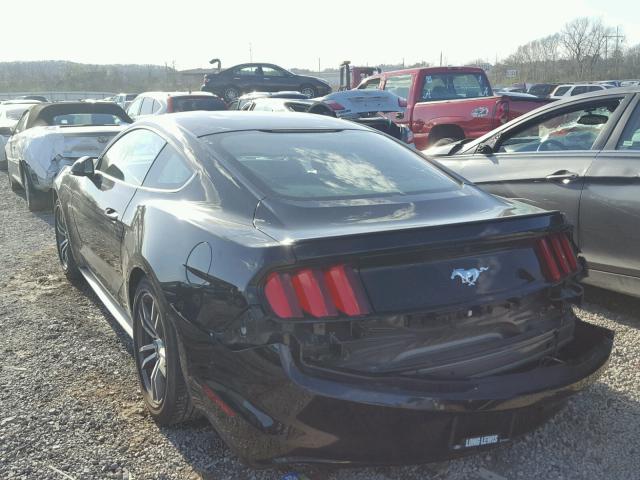 1FA6P8TH5G5294388 - 2016 FORD MUSTANG BLACK photo 3