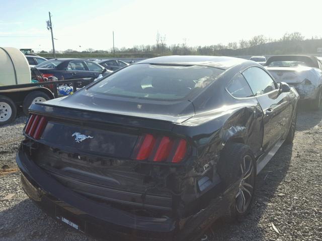 1FA6P8TH5G5294388 - 2016 FORD MUSTANG BLACK photo 4