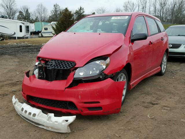 2T1KR32E83C122088 - 2003 TOYOTA COROLLA MA RED photo 2