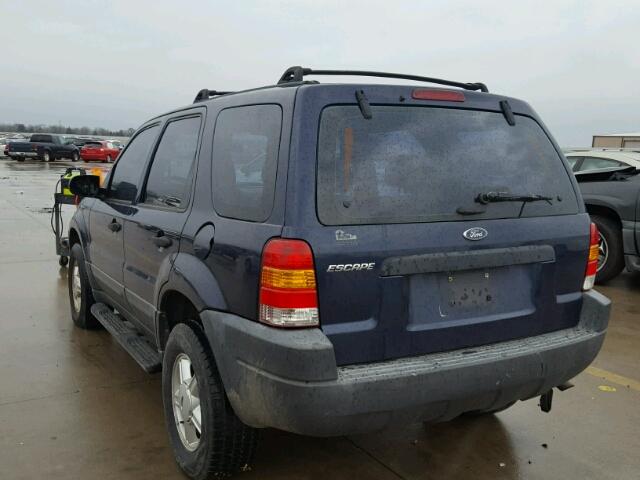 1FMYU02193KD48851 - 2003 FORD ESCAPE XLS BLUE photo 3