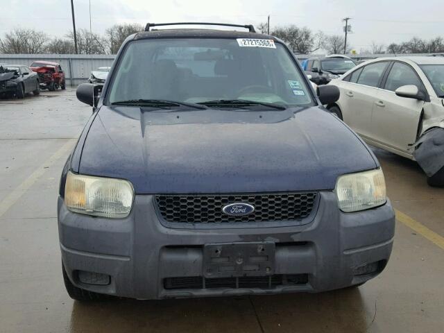 1FMYU02193KD48851 - 2003 FORD ESCAPE XLS BLUE photo 9