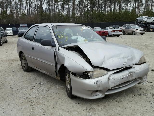 KMHVD34N2XU507059 - 1999 HYUNDAI ACCENT GS SILVER photo 1