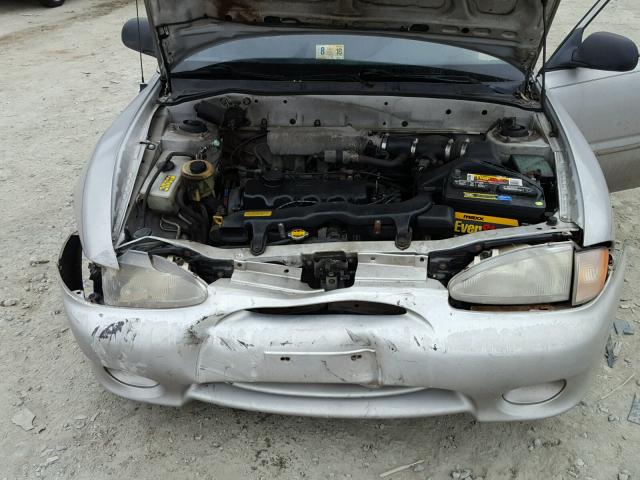 KMHVD34N2XU507059 - 1999 HYUNDAI ACCENT GS SILVER photo 7