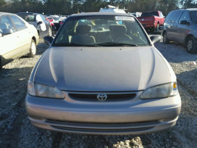 1NXBR12E9XZ234715 - 1999 TOYOTA COROLLA VE GOLD photo 9