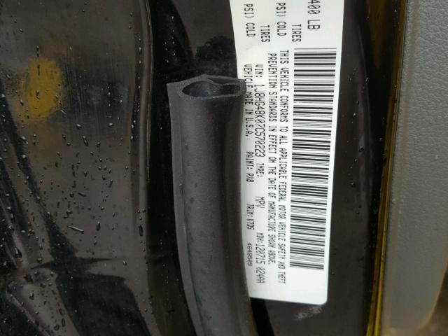 1J8HG48K07C570223 - 2007 JEEP COMMANDER BLACK photo 10