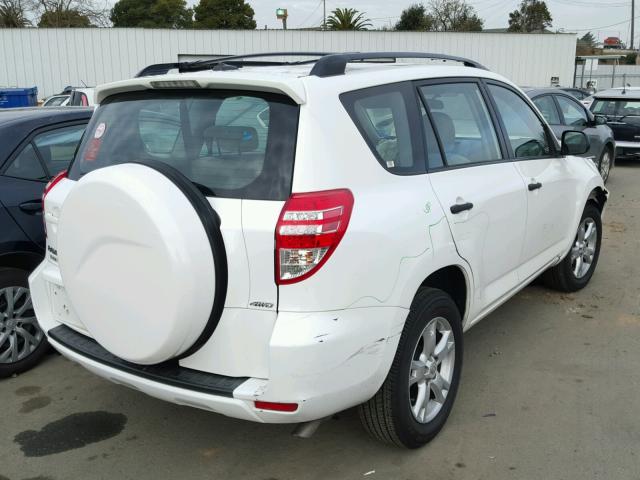 2T3BF33V79W014826 - 2009 TOYOTA RAV4 WHITE photo 4