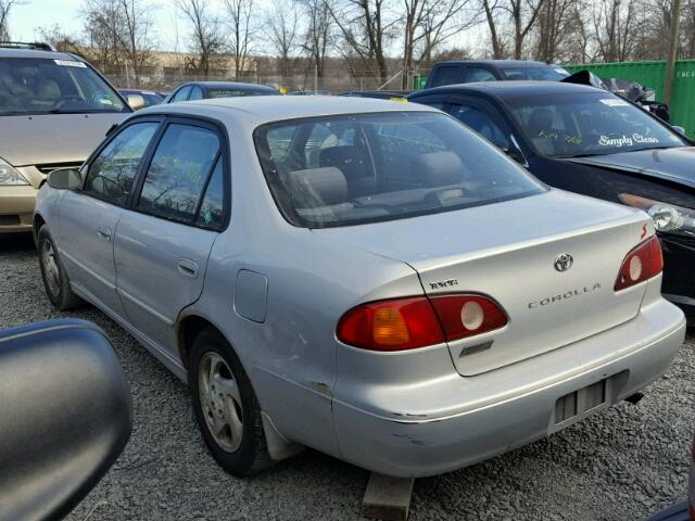 2T1BR12E62C582823 - 2002 TOYOTA COROLLA CE SILVER photo 3