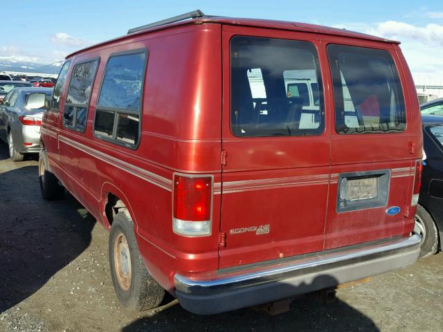 1FDEE14N9THA76059 - 1996 FORD ECONOLINE RED photo 3