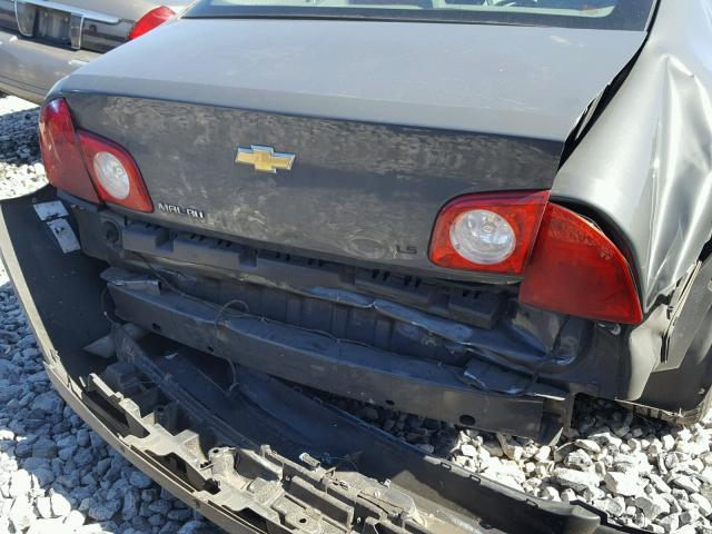 1G1ZG57B19F249336 - 2009 CHEVROLET MALIBU LS 石墨色 照片 9