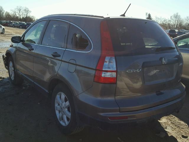 5J6RE4H43BL110429 - 2011 HONDA CR-V SE GRAY photo 3