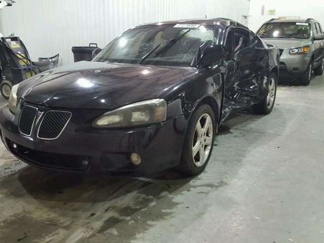 2G2WC55C681121041 - 2008 PONTIAC GRAND PRIX BLACK photo 2