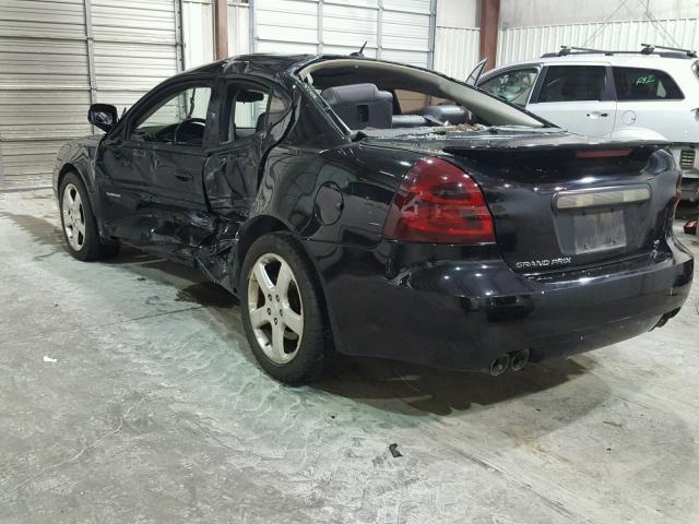 2G2WC55C681121041 - 2008 PONTIAC GRAND PRIX BLACK photo 3