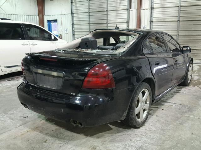 2G2WC55C681121041 - 2008 PONTIAC GRAND PRIX BLACK photo 4