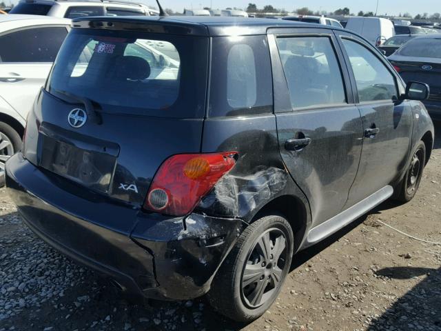 JTKKT624240047760 - 2004 TOYOTA SCION XA BLACK photo 4