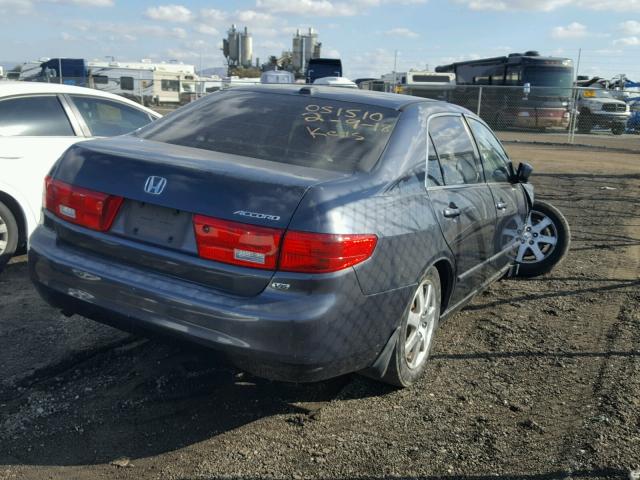 1HGCM66595A051510 - 2005 HONDA ACCORD EX GRAY photo 4