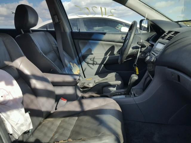 1HGCM66595A051510 - 2005 HONDA ACCORD EX GRAY photo 5