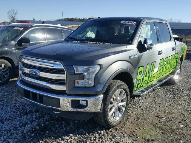 1FTEW1EGXGFA95223 - 2016 FORD F150 SUPER TWO TONE photo 2