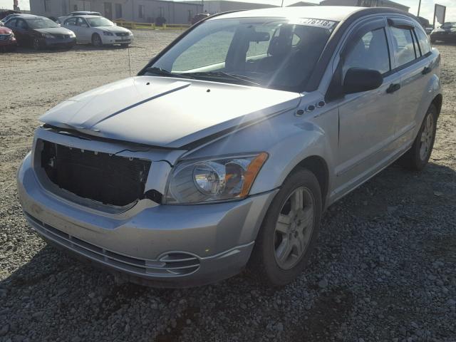 1B3HB48B97D328516 - 2007 DODGE CALIBER SX SILVER photo 2