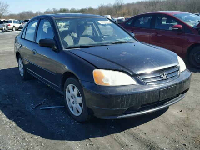 2HGES26781H529517 - 2001 HONDA CIVIC EX შავი ფოტო 1