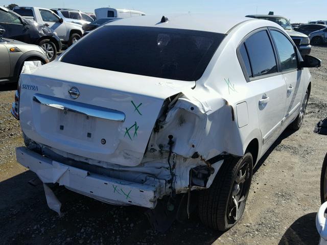 3N1AB6AP0AL718555 - 2010 NISSAN SENTRA 2.0 WHITE photo 4