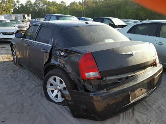 2C3KA43R97H762275 - 2007 CHRYSLER 300 BLACK photo 3