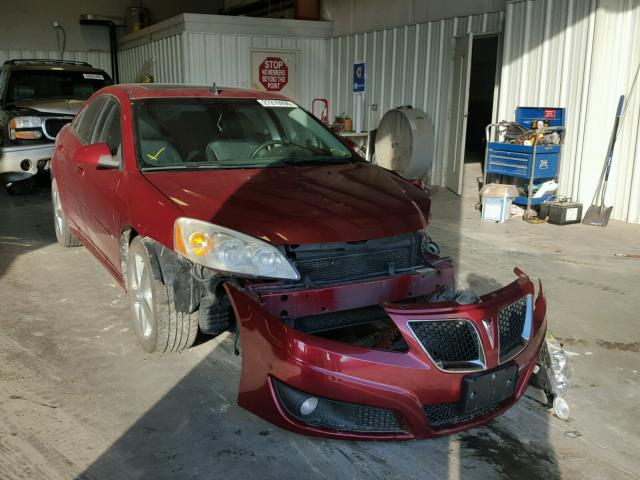 1G2ZA5EN8A4140849 - 2010 PONTIAC G6 BURGUNDY photo 1