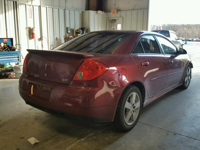 1G2ZA5EN8A4140849 - 2010 PONTIAC G6 BURGUNDY photo 4