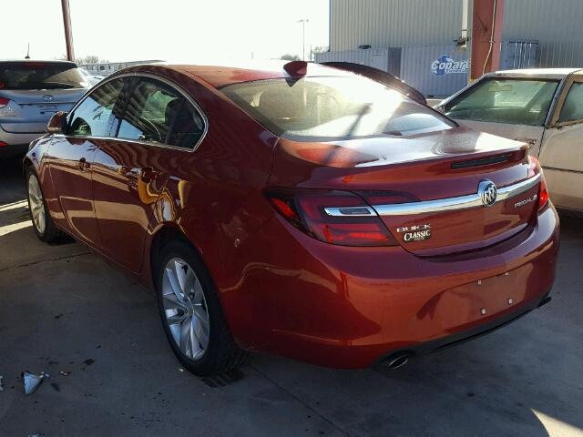 2G4GK5EX2F9199767 - 2015 BUICK REGAL RED photo 3