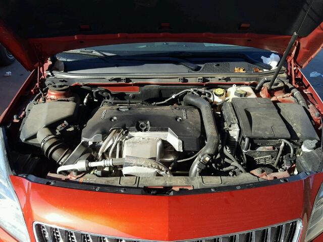 2G4GK5EX2F9199767 - 2015 BUICK REGAL RED photo 7