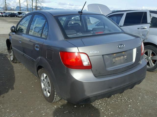 KNADH4A38A6600898 - 2010 KIA RIO LX Գրաֆիտ լուսանկար 3