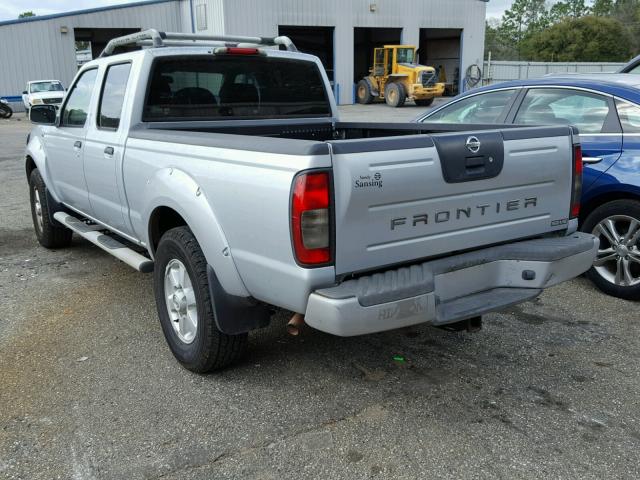1N6ED29X53C418284 - 2003 NISSAN FRONTIER C SILVER photo 3
