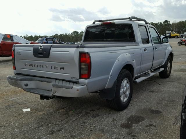 1N6ED29X53C418284 - 2003 NISSAN FRONTIER C SILVER photo 4