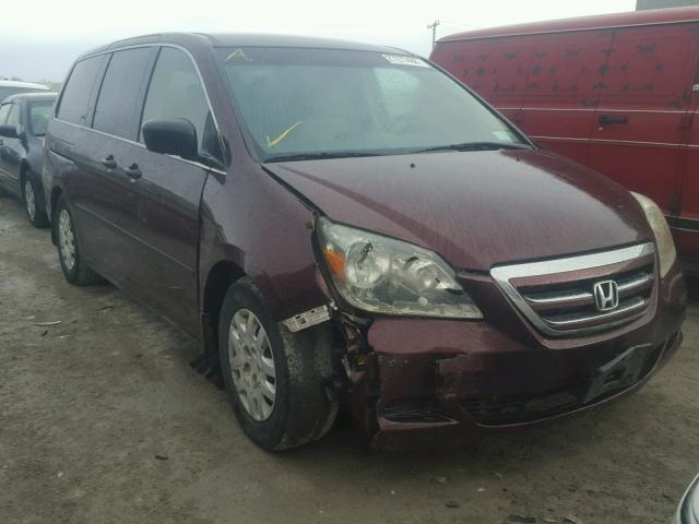 5FNRL38227B085652 - 2007 HONDA ODYSSEY LX PURPLE photo 1