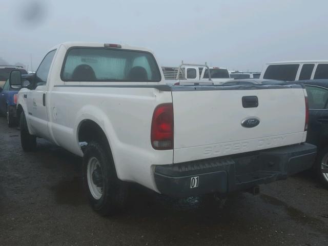 1FTNF20P64EC35430 - 2004 FORD F250 SUPER WHITE photo 3