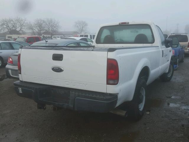 1FTNF20P64EC35430 - 2004 FORD F250 SUPER WHITE photo 4