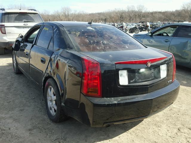 1G6DM56TX50213164 - 2005 CADILLAC CTS BLACK photo 3