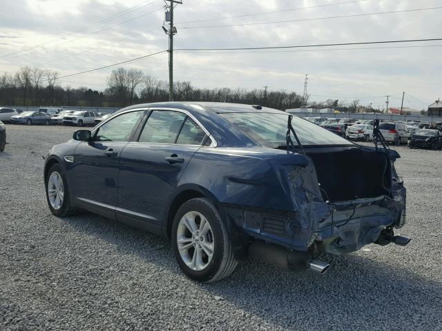 1FAHP2D80GG134654 - 2016 FORD TAURUS SE BLUE photo 3