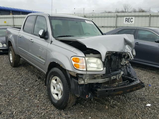 5TBET34174S453867 - 2004 TOYOTA TUNDRA DOU GRAY photo 1