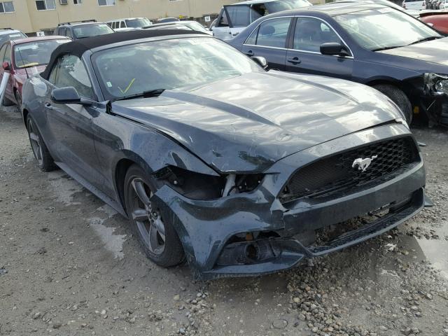 1FATP8EM1G5216221 - 2016 FORD MUSTANG GRAY photo 1