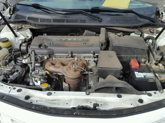 4T4BE46K79R054994 - 2009 TOYOTA CAMRY BASE WHITE photo 7
