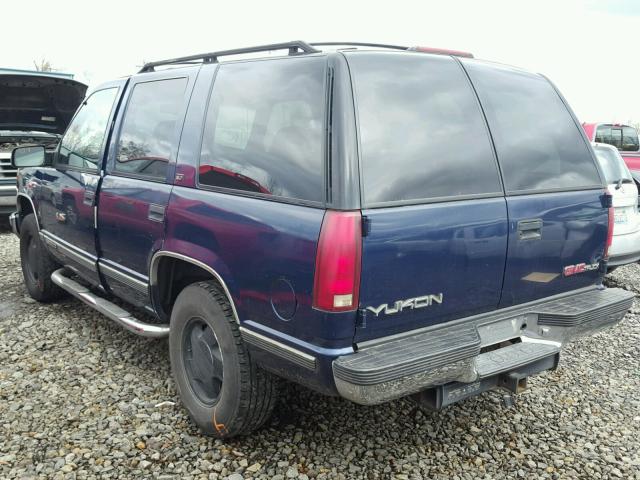 1GKEK13K0SJ759929 - 1995 GMC YUKON BLUE photo 3