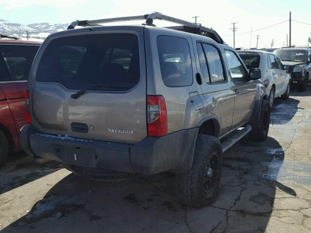 5N1ED28YX3C641848 - 2003 NISSAN XTERRA XE TAN photo 4