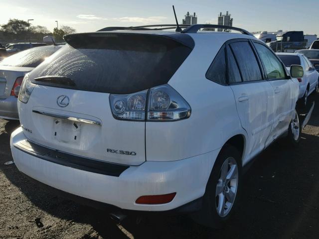 JTJGA31U640040472 - 2004 LEXUS RX 330 WHITE photo 4